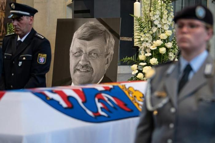 Kassel city administrator Walter Luebcke, a member of Chancellor Angela Merkel's conservative Christian Democrats, was shot in the head at close range at his home northeast of Frankfurt