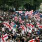 Georgians have take to the streets to protest in recent weeks after a Russian MP spoke in the Georgian parliament
