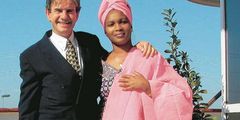 File image of Tob Cohen with his wife Sarah Wairimu