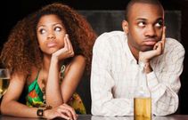 Bored couple on a date (Courtesy)