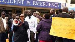 KNH Workers strike kicks off