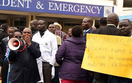 KNH Workers strike kicks off
