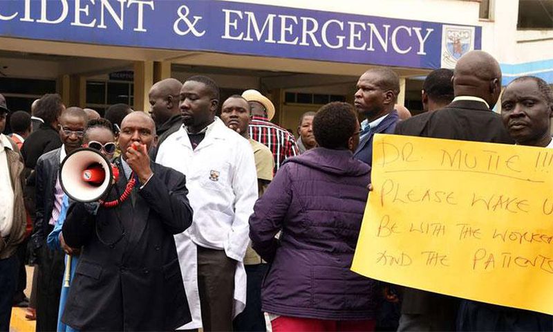 KNH Workers strike kicks off