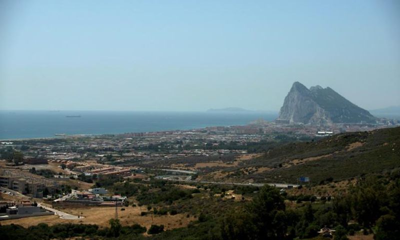 Gibraltar is a small peninsula attached to Spain that is a British territory home to around 30,000 people
