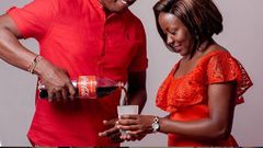 Mzazi Willy Tuva with Selly Kadot