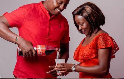 Mzazi Willy Tuva with Selly Kadot