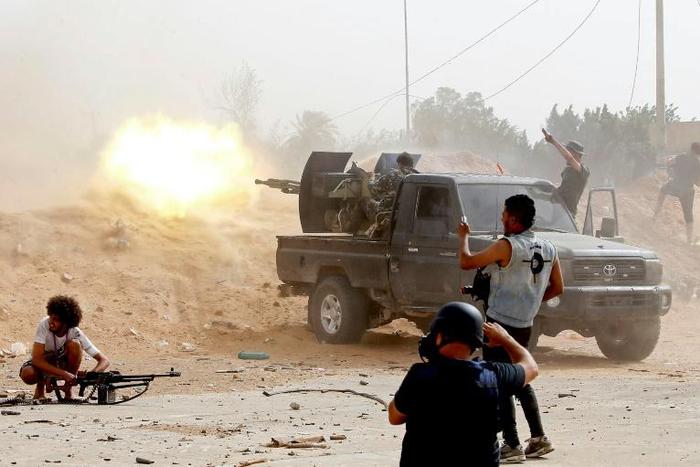 Forces loyal to Libya's UN-recognised government have been fighting to stop an offensive on the capital Tripoli launched in April by the self-styled Libyan National Army
