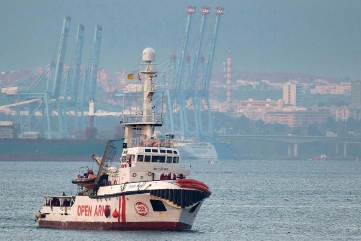 Tensions remained on the hot-button issue of migration (migrant rescue ship pictured December 2018), a highly emotive subject in Italy