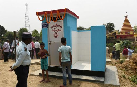 The Indian government says it has built more than 100 million toilets, particularly in rural areas, a major public health issue in the country of 1.3 billion people