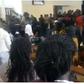 A screen-grab image of the chaos at Nairobi Central SDA church