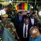 Mugabe's body arrived from Singapore on Wednesday in Harare where he was given an honour guard