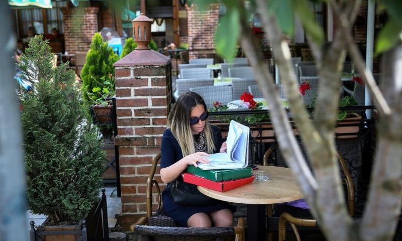 Marija Lukic (pictured) says she was inspired to break a taboo and act by the #MeToo movement in the US