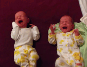 Twins crying (Gfycat)
