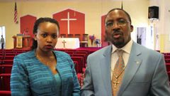 File image of Pastor James Nganga with his wife