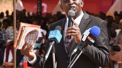 File image of Kapsaret MP Oscar Sudi at a past function