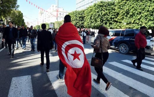 The anniversary of Tunisia's 2011 revolution is marked with rallies