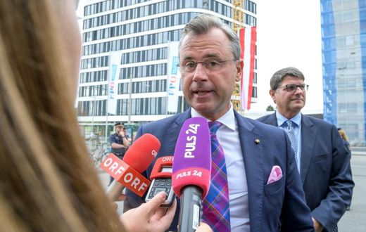 Two weeks ahead of national polls, Norbert Hofer vowed to fight "political Islam" and also take on new themes, including protecting the environment, after delegates formally elected him leader of Austria's far-right Freedom Party