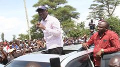 DP Ruto addressing the youth in Kehancha A group of rowdy youth disrupted his event in Migori on Saturday, 06 July 2019