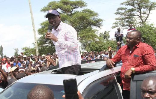 DP Ruto addressing the youth in Kehancha A group of rowdy youth disrupted his event in Migori on Saturday, 06 July 2019