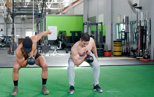 Blow Up Your Arms With Just One Kettlebell