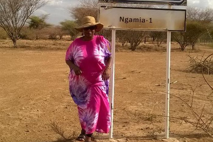 Nominated MP Jeniffer Shamalla during a past visit to Turkana County (Twitter)