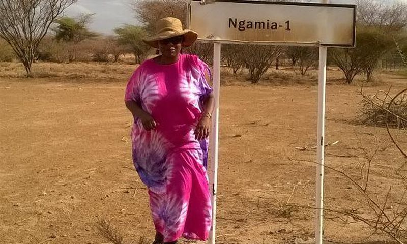 Nominated MP Jeniffer Shamalla during a past visit to Turkana County (Twitter)