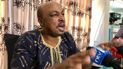 Immediate former government spokesman Eric Kiraithe during a past press address