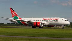 A Kenya Airways plane