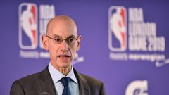 NBA commissioner Adam Silver has come under pressure to speak out more strongly in defence of free speech
