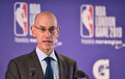 NBA commissioner Adam Silver has come under pressure to speak out more strongly in defence of free speech