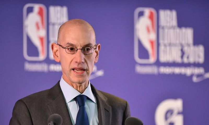 NBA commissioner Adam Silver has come under pressure to speak out more strongly in defence of free speech