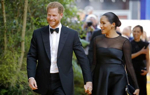 Britain's Prince Harry and his wife Meghan will be on their first official tour as a family
