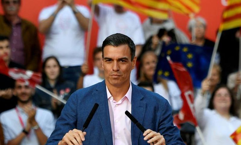 Sanchez is hoping the party will perform well on Sunday so he can opt for his preferred plan of forming a minority government