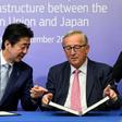Conscious of China's ambitions with its Belt and Road programme, Japanese Prime Minister Shinzo Abe and European Commission Jean-Claude Juncker inked their accord on coordinating major projects connecting Europe and Asia