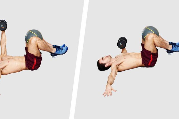 Twist and Press for a New Type of Ab Workout