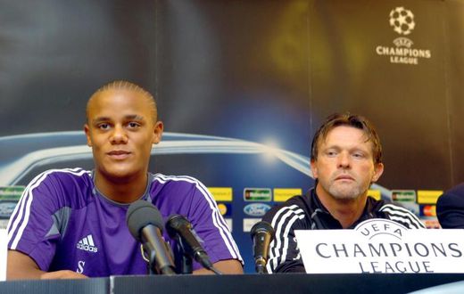 Vincent Kompany played under coach Franky Vercauteren on the Anderlecht team that won the Belgian league in 2005-6