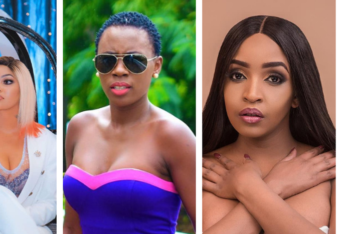 Wema Sepetu , Akothee and Ella Wanjiru
