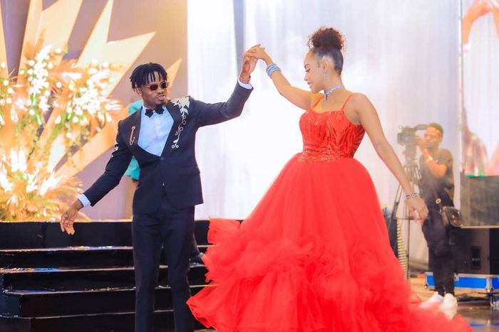 Diamond Platnumz with Tanasha Donna (Instagram)