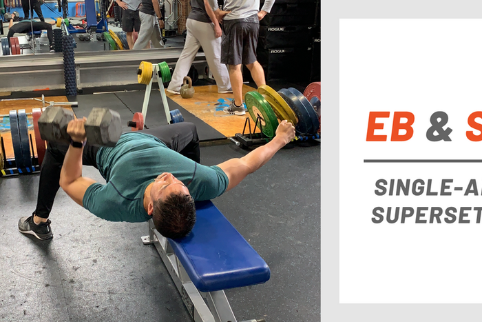 Try This Single-Arm Chest Superset Finisher