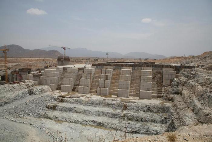 Ethiopia began constructing the Grand Renaissance Dam (pictured March 2015) in 2012, but the project turned controversial when Egypt said the dam would severely reduce its water supplies