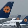 Lufthansa airplanes are parked at the Franz-Josef-Strauss airport, as pilots stayed away from work for a second straight day, forcing the airline to scrap 912 flights and grounding 115,000 more passengers on November 24, 2016