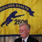 John Bolton, then the national security advisor, in April 2019 addresses veterans of the failed CIA-backed Bay of Pigs invasion of Cuba