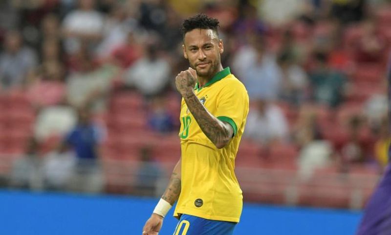 Neymar, 27, became the youngest player to reach 100 caps for Brazil as they drew 1-1 with Senegal