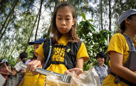 US-Thai youngster Lilly started campaigning at the age of eight after a seaside vacation in southern Thailand where she was horrified by a beach covered in rubbish