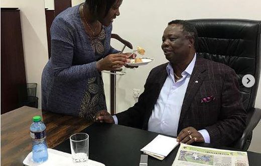 KTN's Mary Kilobi with her Hubby Francis Atwoli