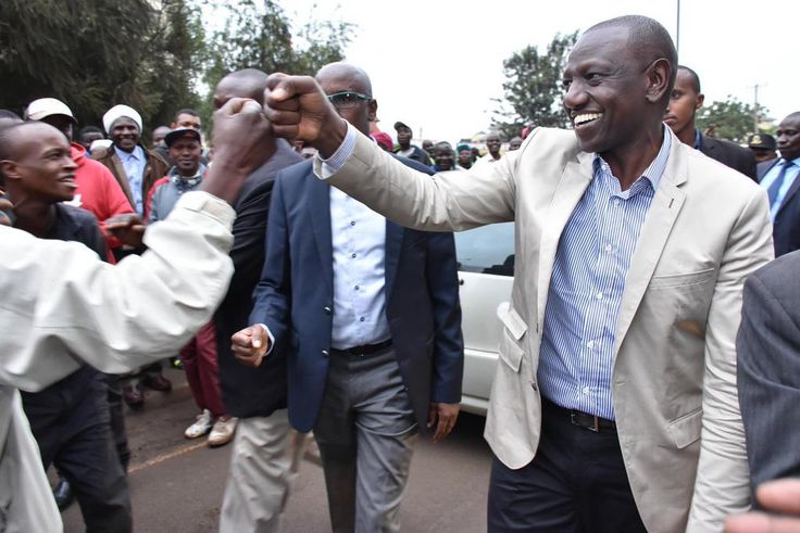 DP William Ruto interacts with Nairobi residents. His office has received an additional Sh50 million for foreign travel (Twitter)