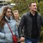 Ustinov (C) was released after prosecutors suddenly asked a court to give Ustinov a non-custodial sentence, saying his punishment was too harsh