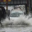 Many streets in India's financial hub of Mumbai were flooded by the mnonsoon downpour