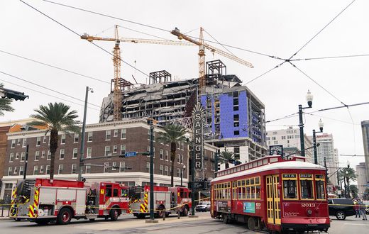 As Tropical Storm Forms, New Orleans to Use Explosives to Topple 2 Cranes
