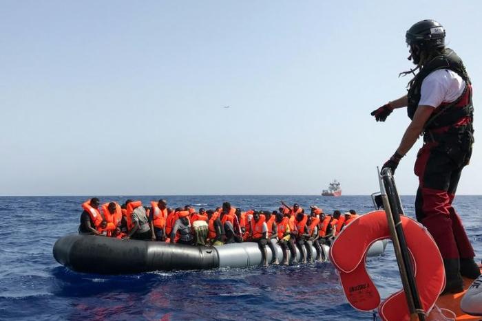 The 85 rescued migrants had come from Senegal, Mali, Ivory Coast and Sudan -- among them five women and 15 children, the youngest aged one